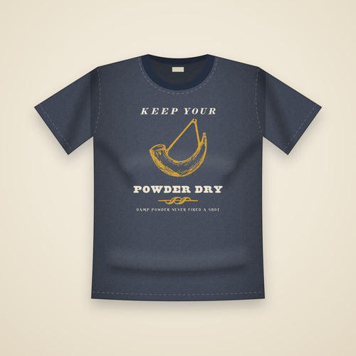 Keep Your Powder Dry T-Shirt in True Navy