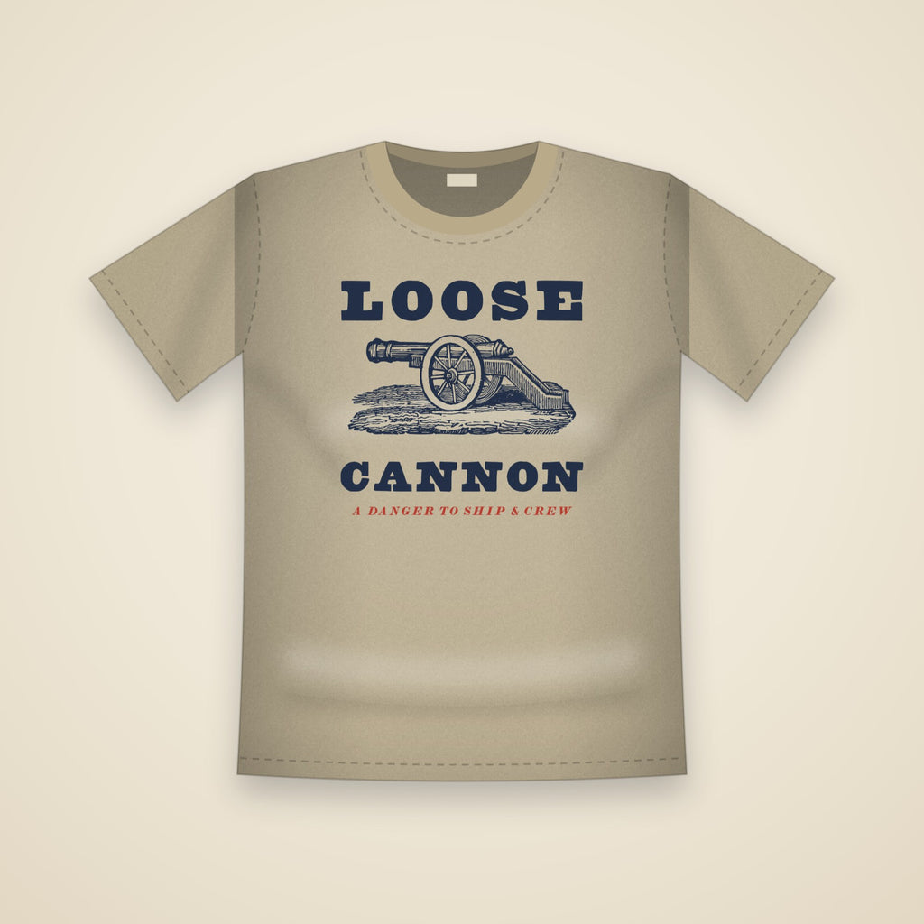 Loose Cannon T-Shirt in Khaki
