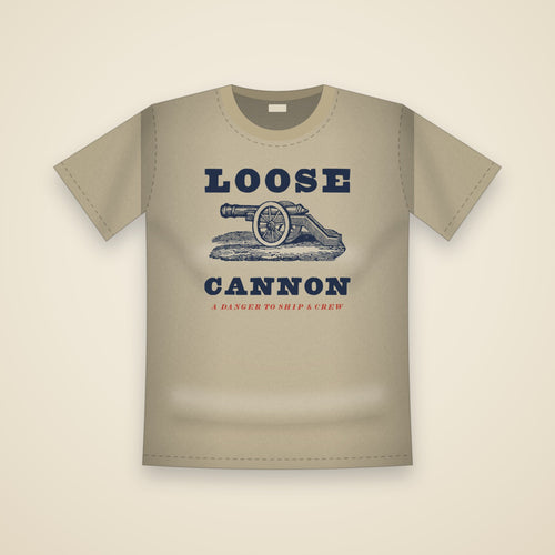 Loose Cannon T-Shirt in Khaki