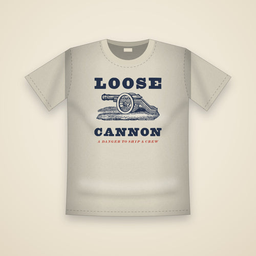 Loose Cannon T-Shirt in Ivory