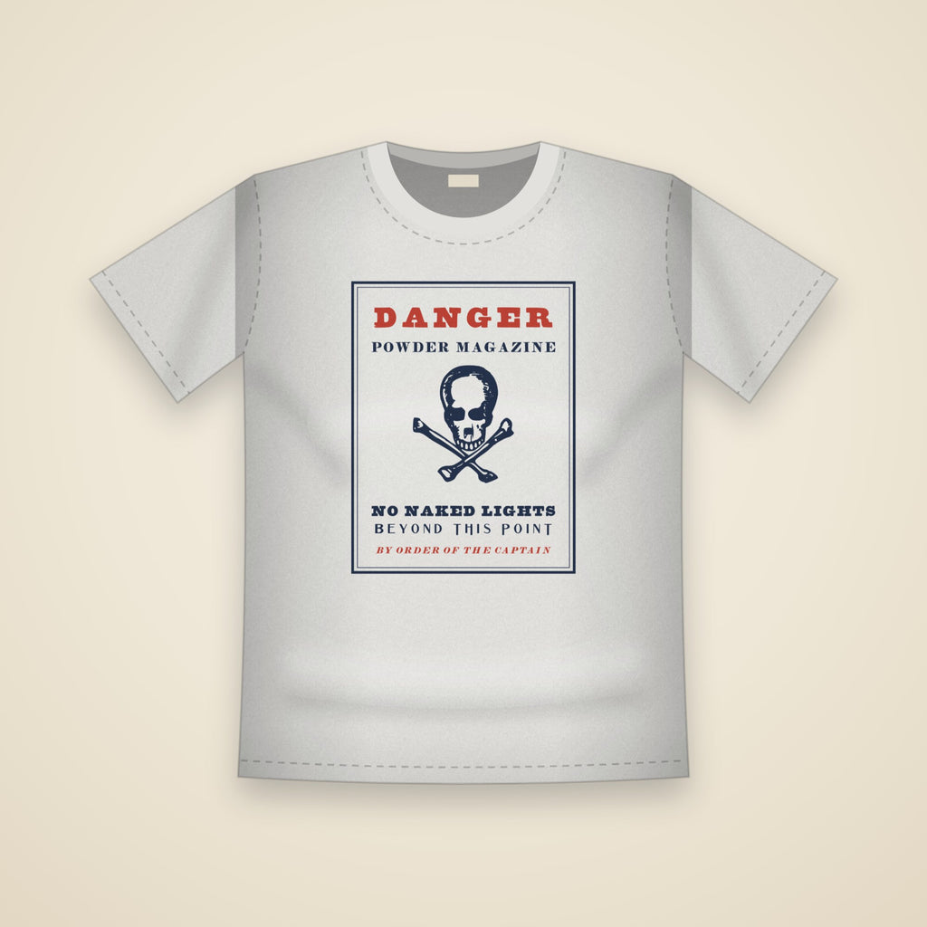 Powder Magazine T-Shirt in White