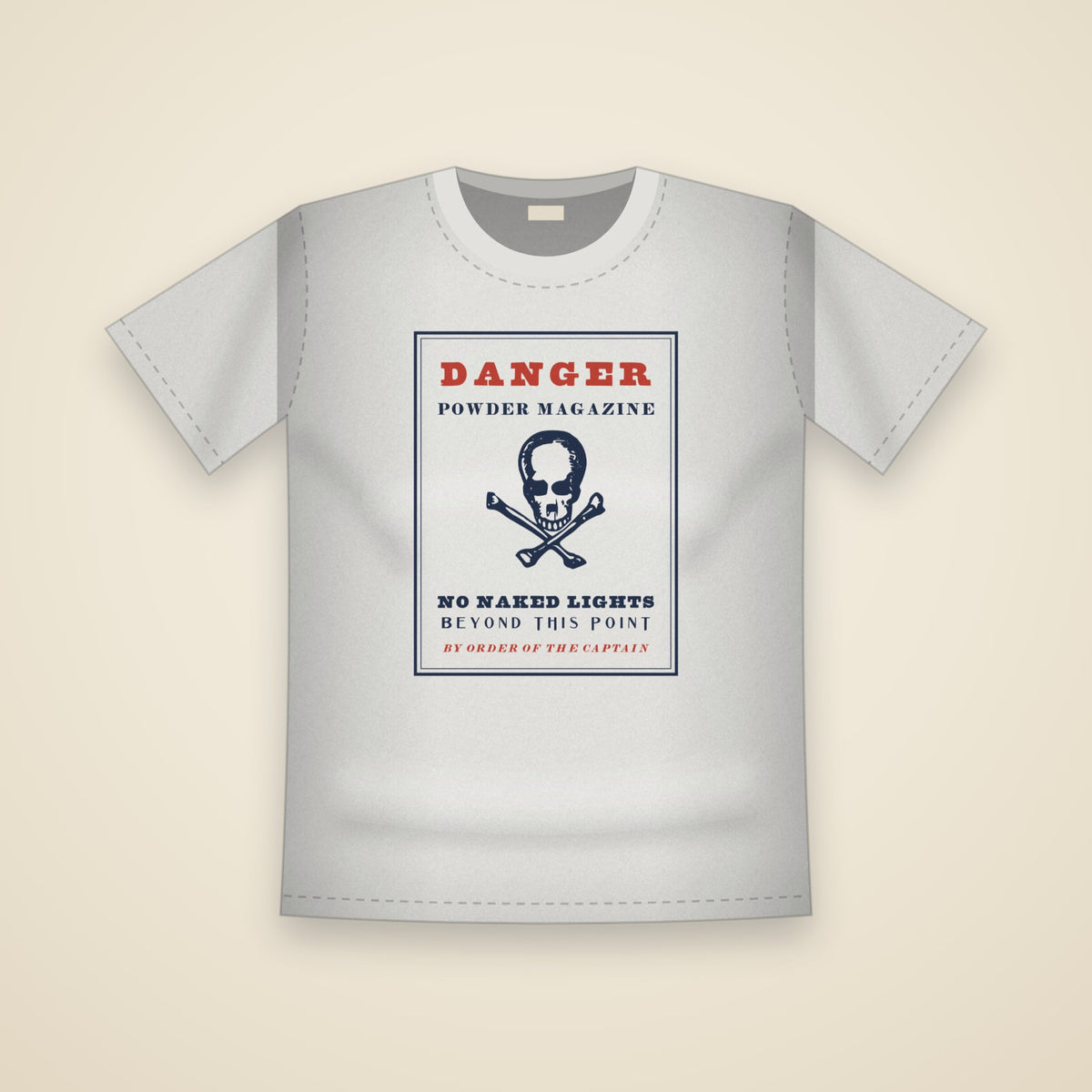 Powder Magazine T-Shirt in White