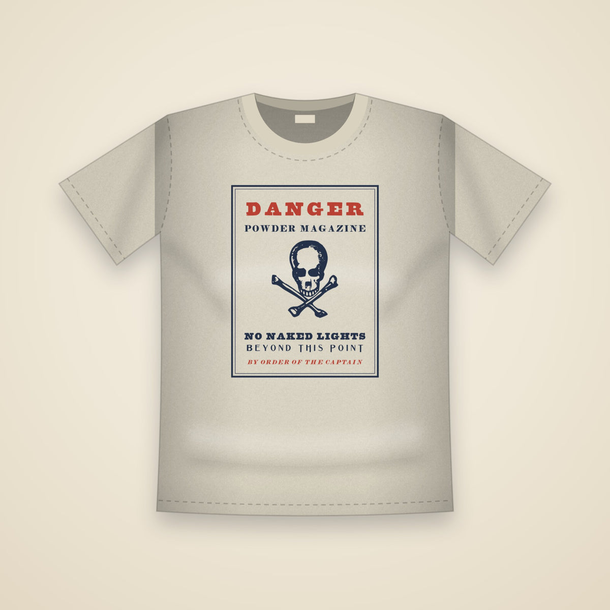 Powder Magazine T-Shirt in Ivory