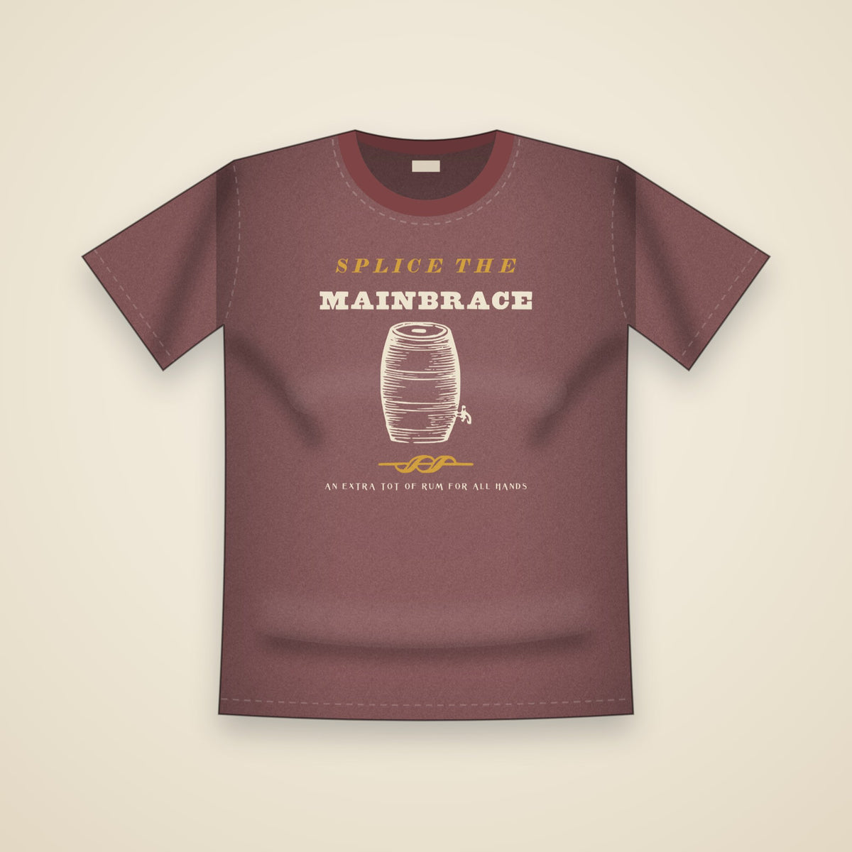 Splice the Mainbrace T-Shirt in Brick