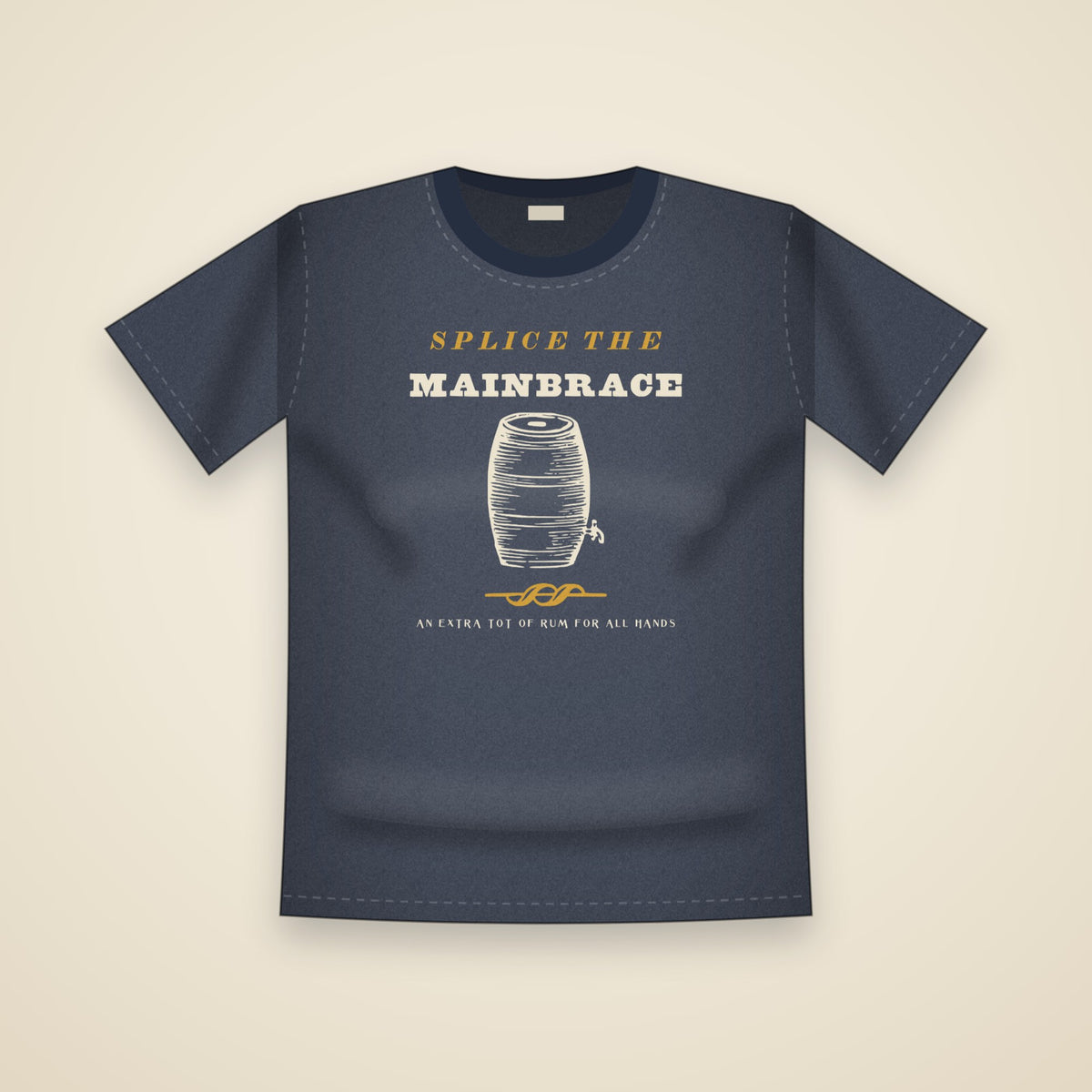 Splice the Mainbrace T-Shirt in True Navy