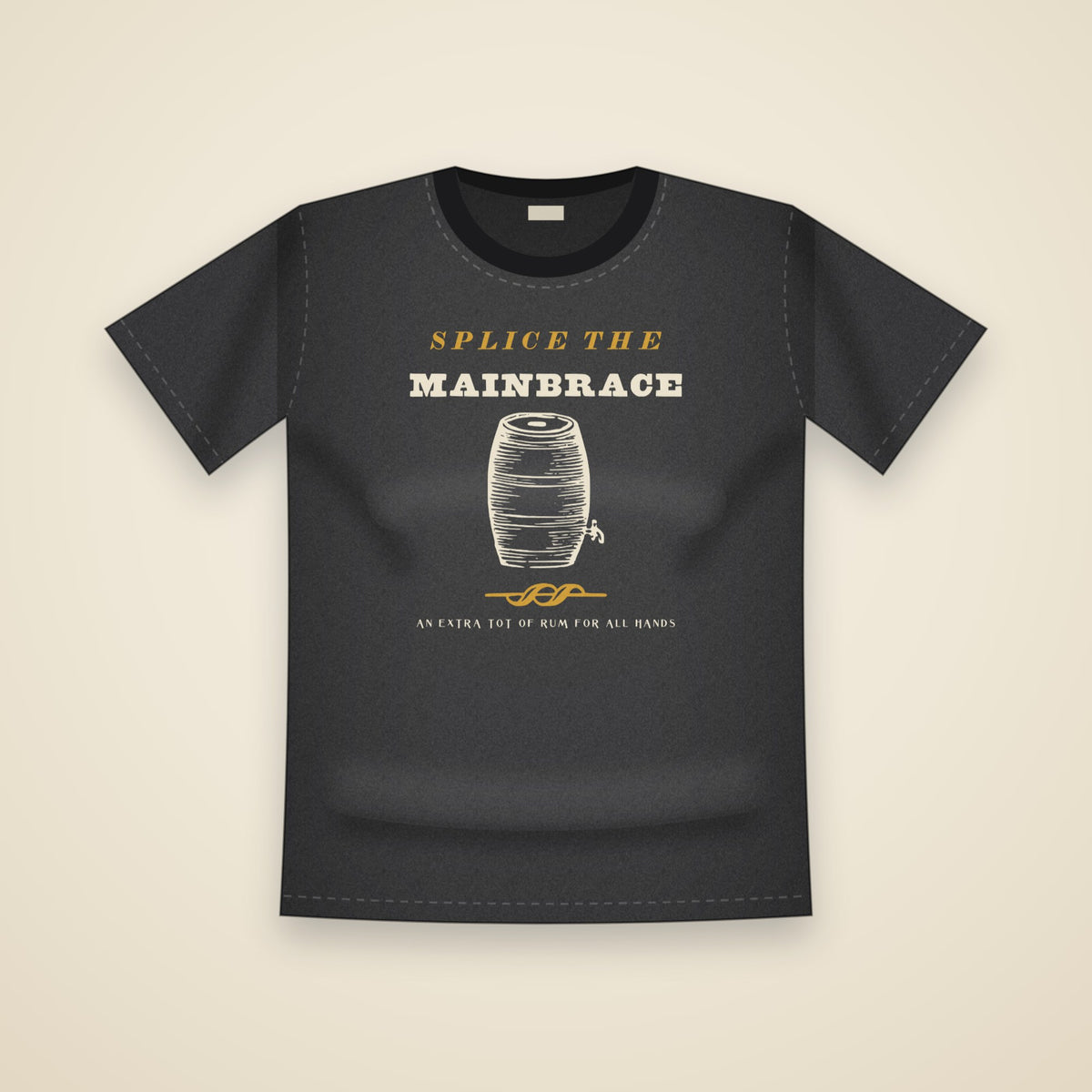 Splice the Mainbrace T-Shirt in Black