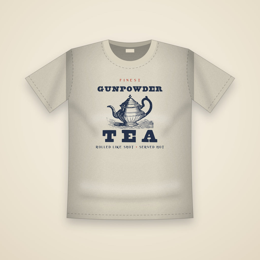 Gunpowder Tea T-Shirt in Ivory