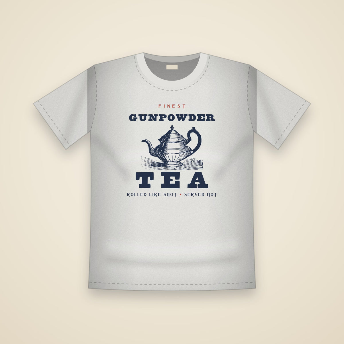 Gunpowder Tea T-Shirt in White