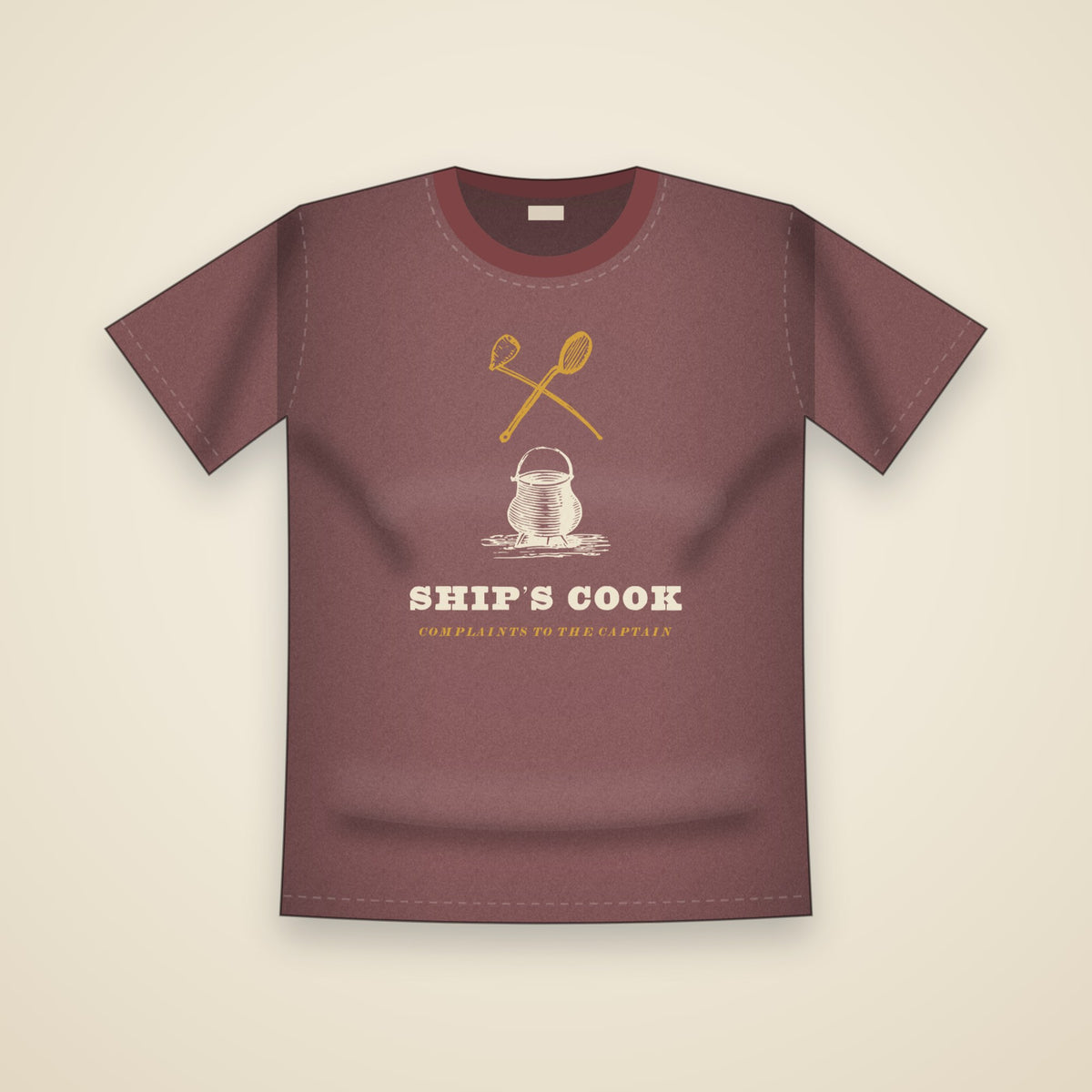 Ship’s Cook T-Shirt in Brick