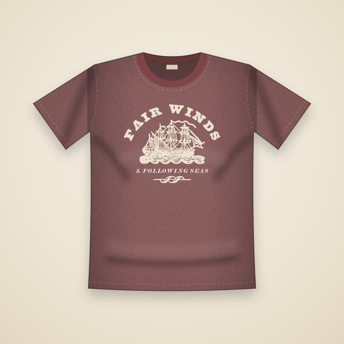Fair Winds T-Shirt in Brick