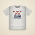 No Yacht Club T-Shirt in White