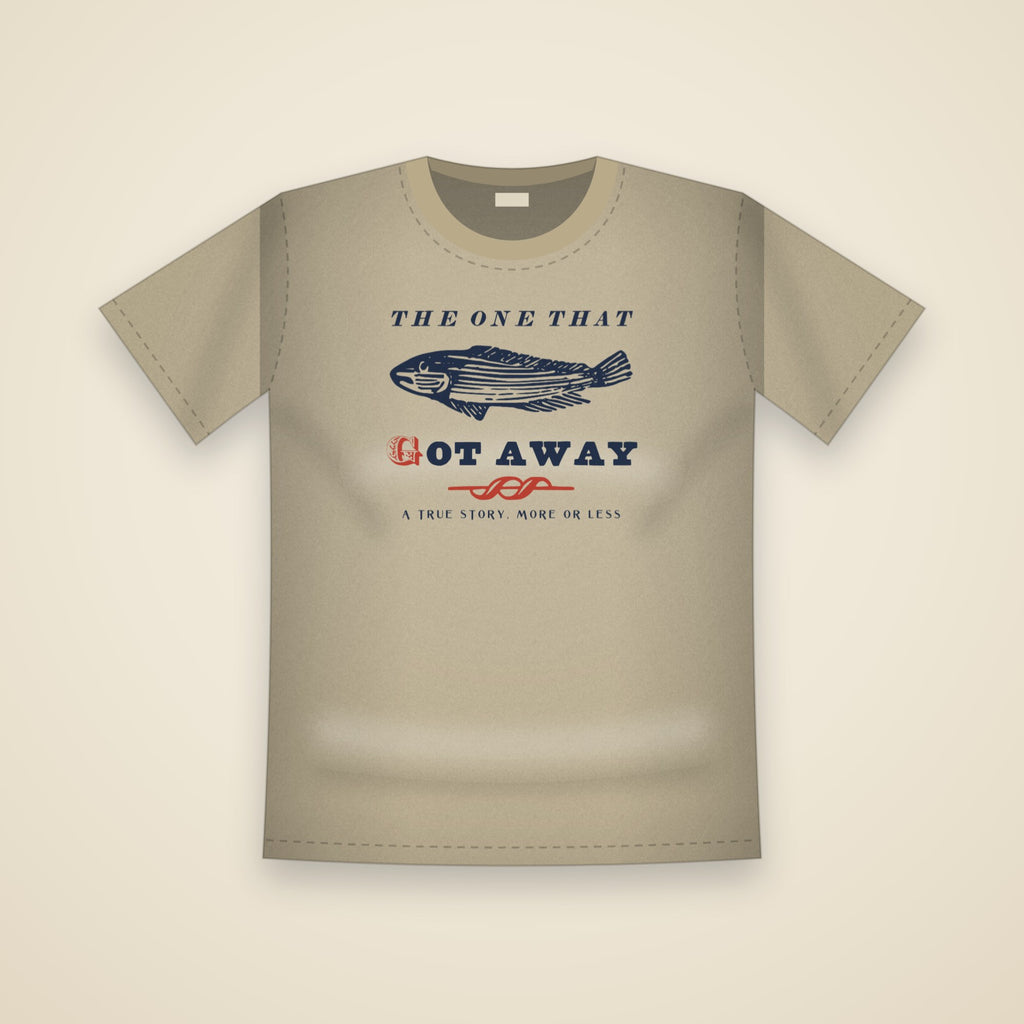 The One That Got Away T-Shirt in Khaki