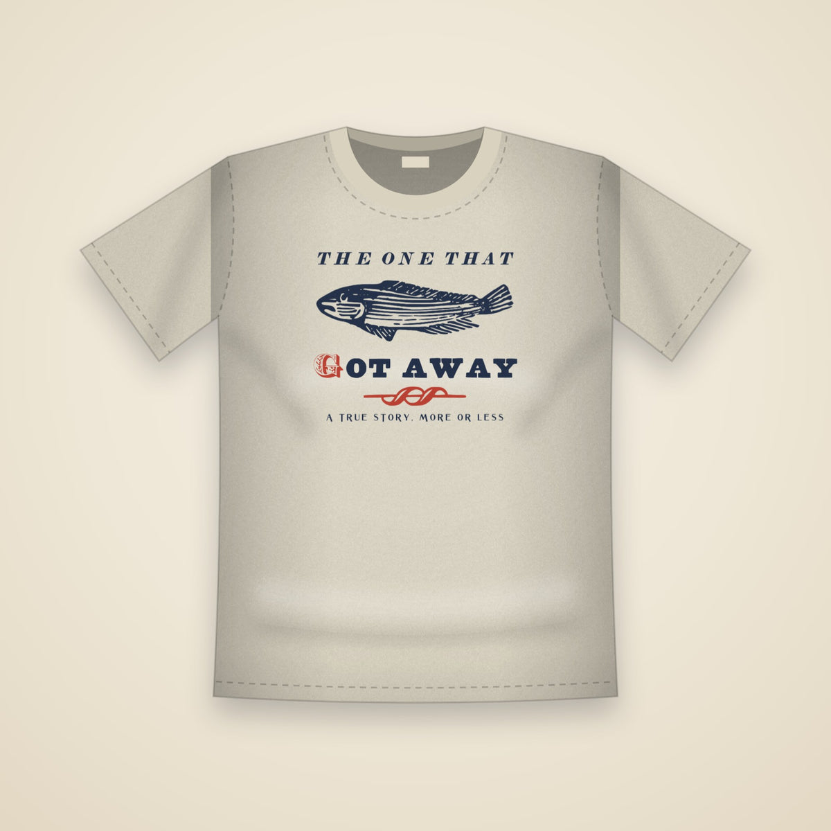 The One That Got Away T-Shirt in Ivory