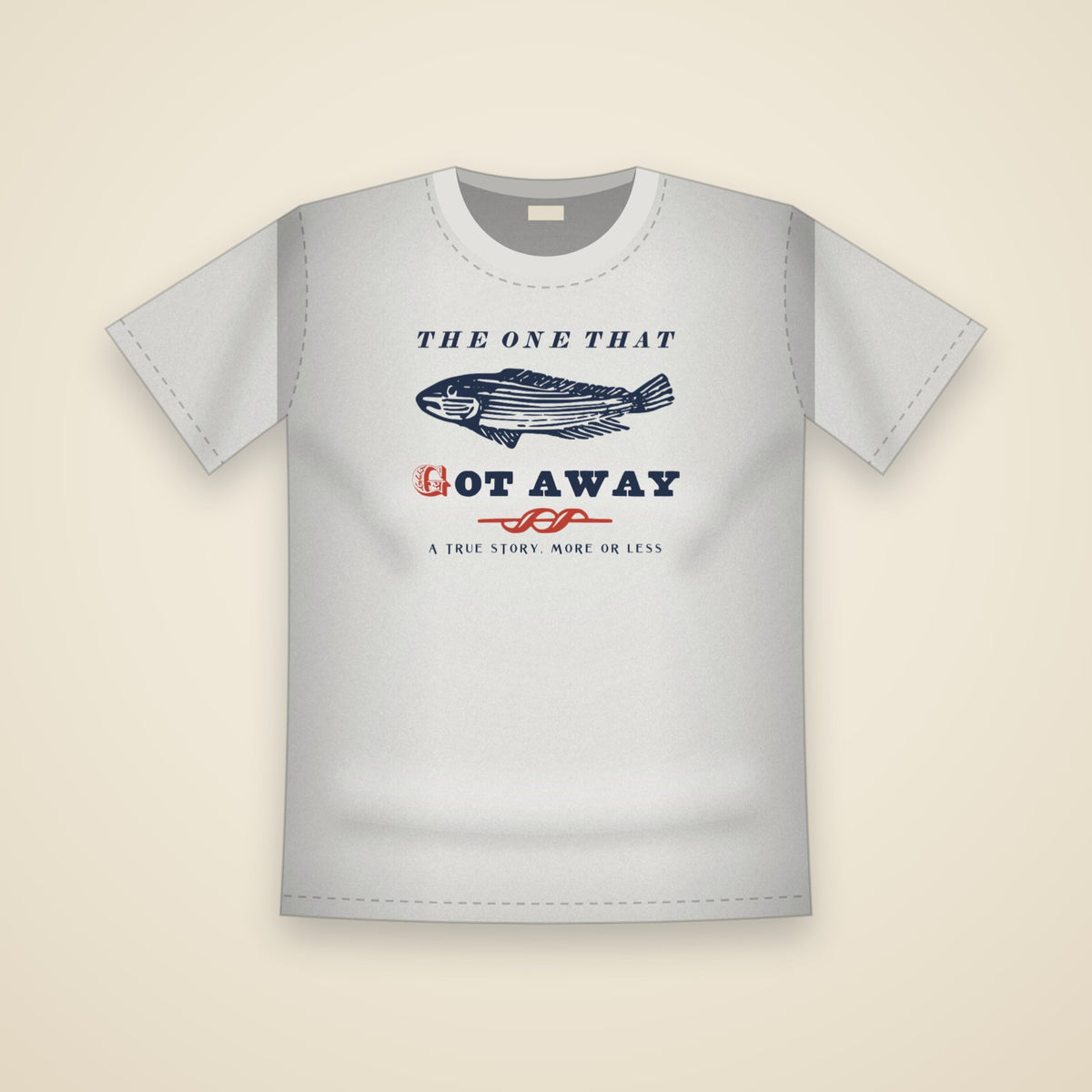 The One That Got Away T-Shirt in White