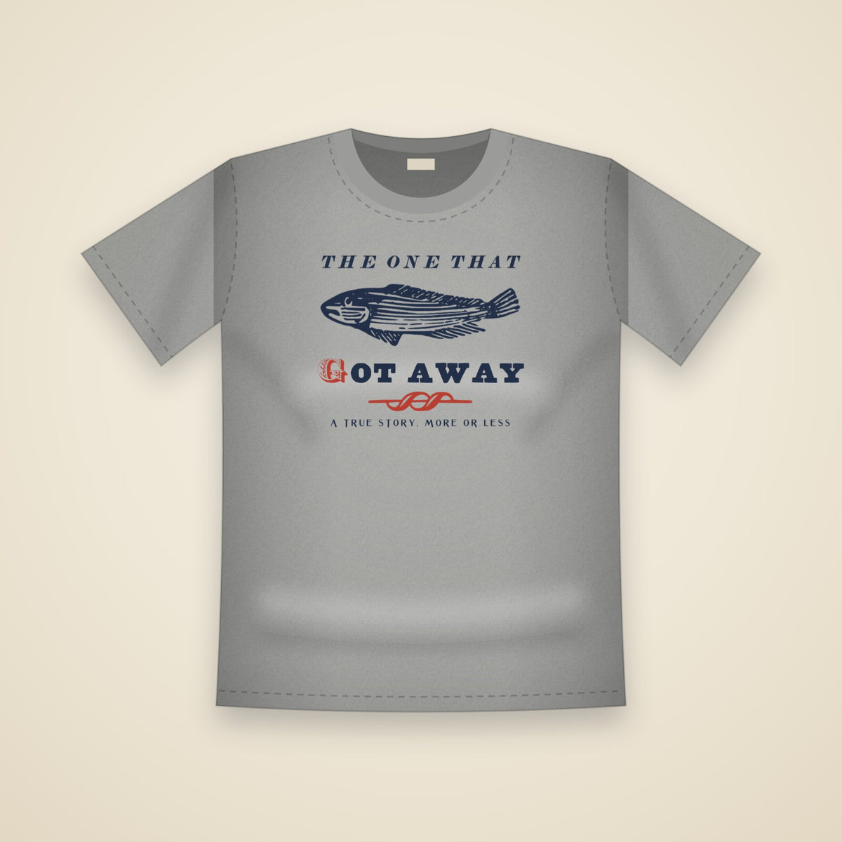 The One That Got Away T-Shirt in Grey