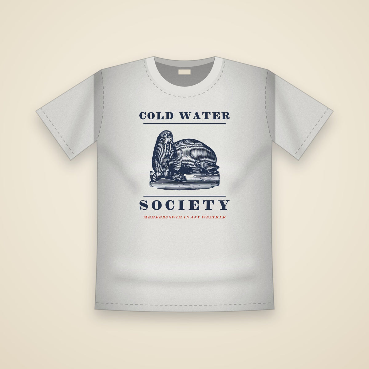Cold Water Society T-Shirt in White