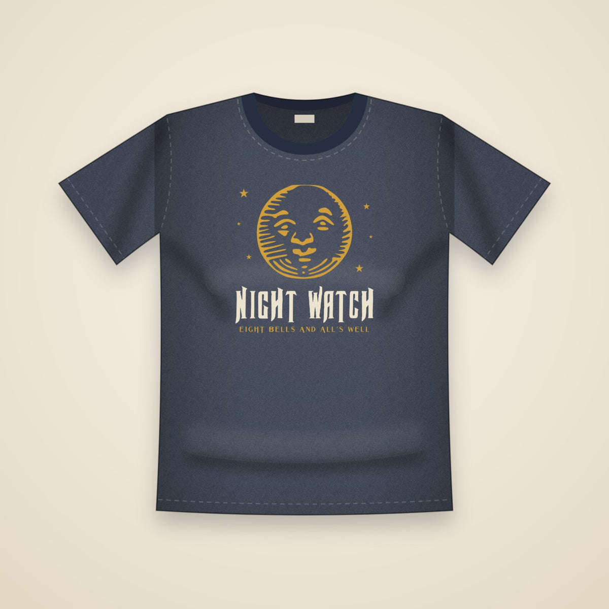 Night Watch T-Shirt in True Navy