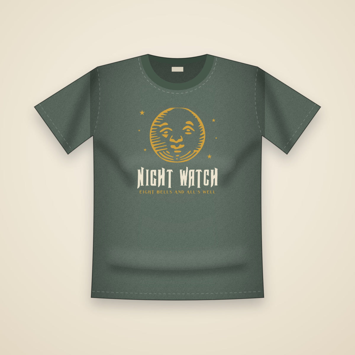 Night Watch T-Shirt in Blue Spruce