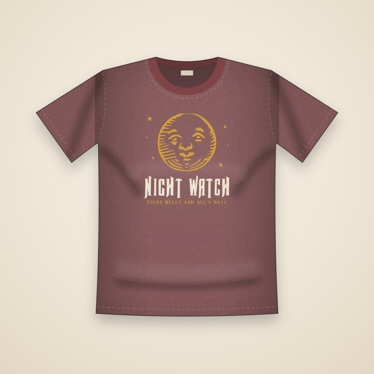 Night Watch T-Shirt in Brick