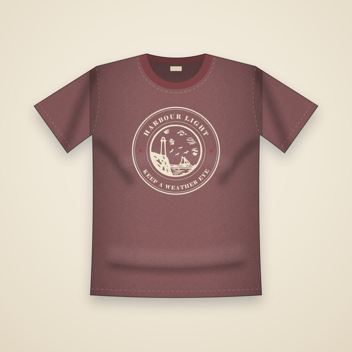 Harbour Light T-Shirt in Brick