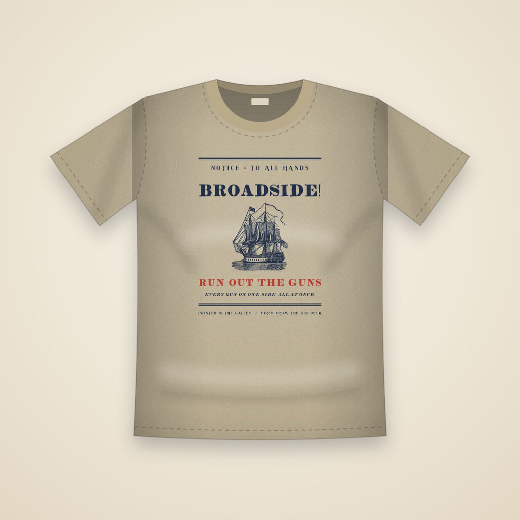 Broadside T-Shirt in Khaki