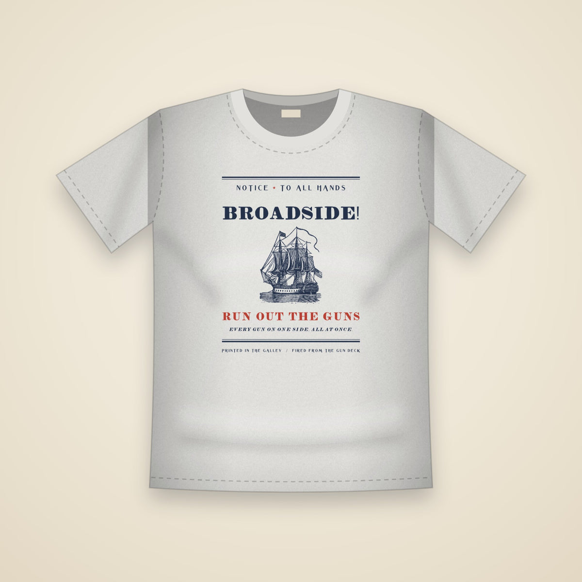 Broadside T-Shirt in White