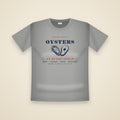 Oysters in Every Style T-Shirt in Grey