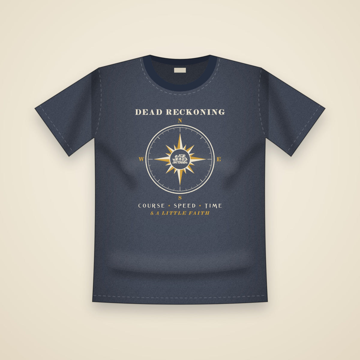Dead Reckoning T-Shirt in True Navy