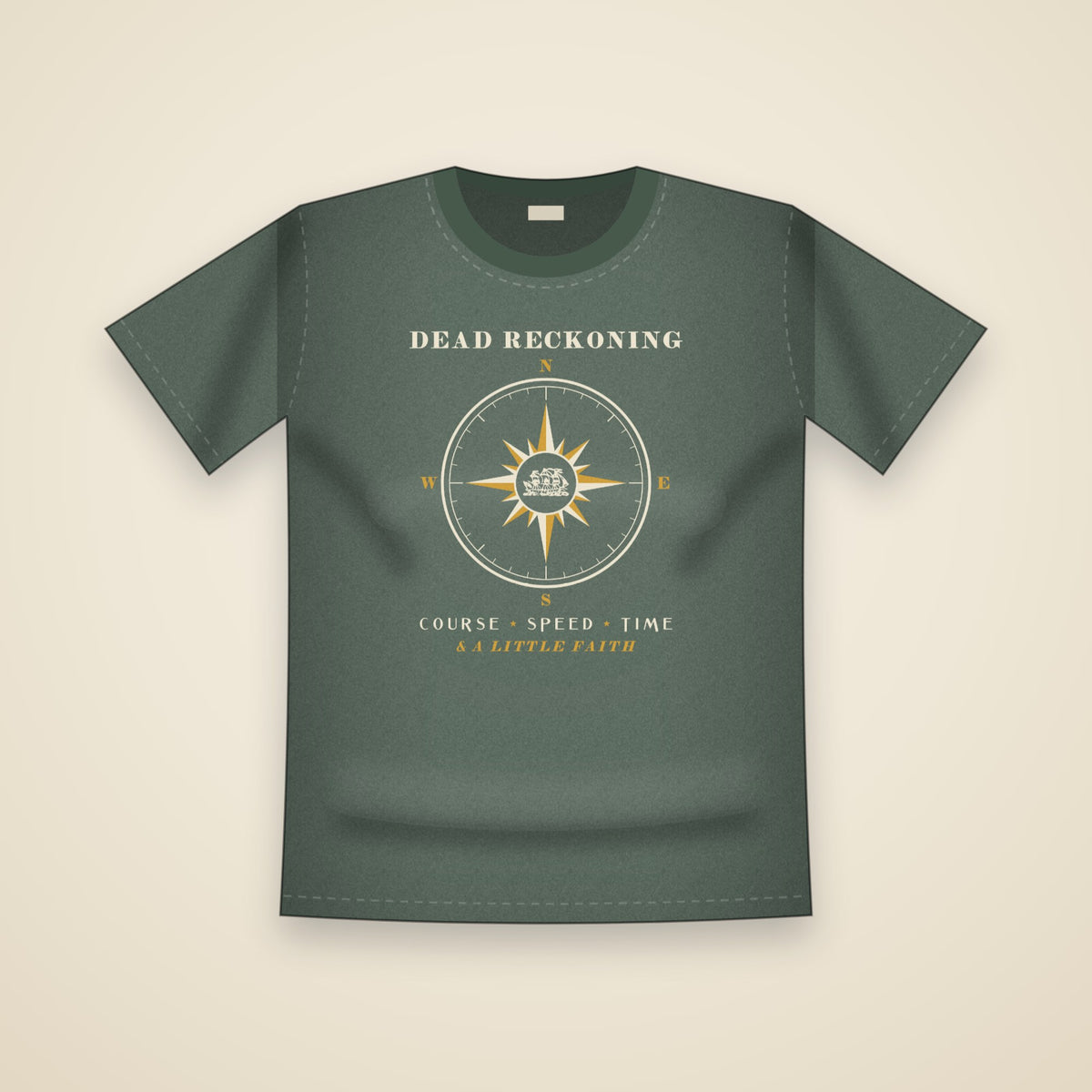Dead Reckoning T-Shirt in Blue Spruce