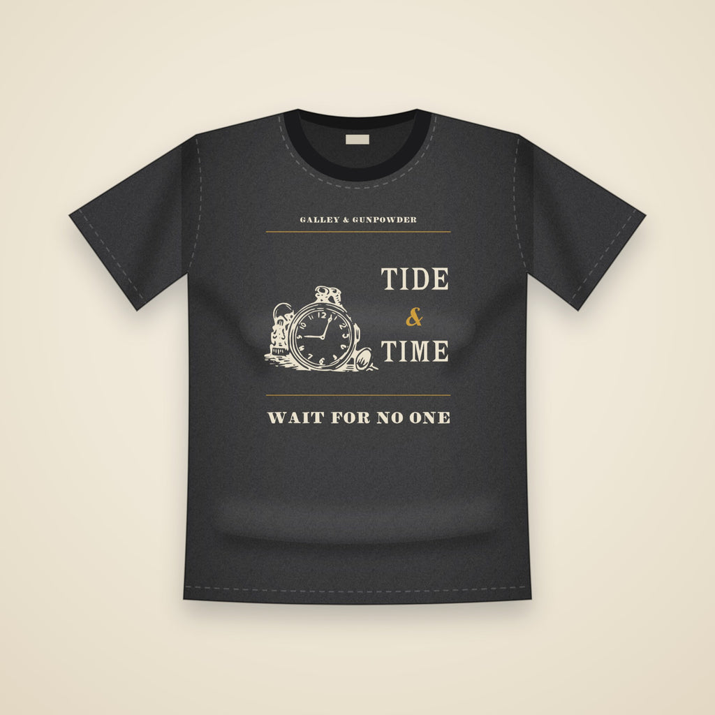 Tide & Time T-Shirt in Black