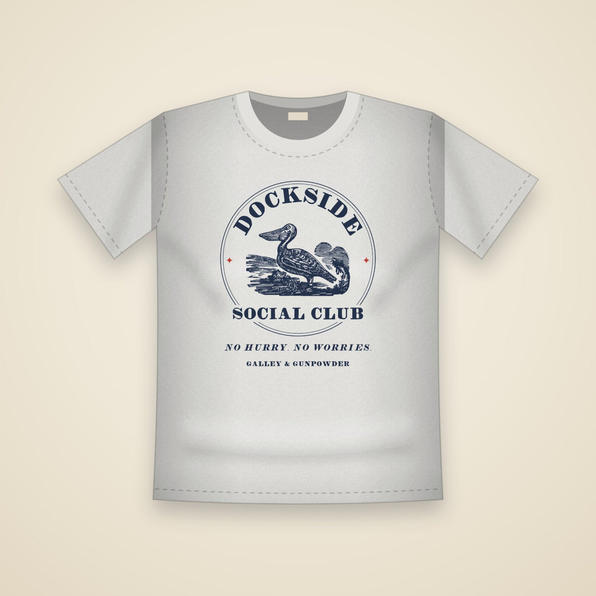 Dockside Social Club T-Shirt in White