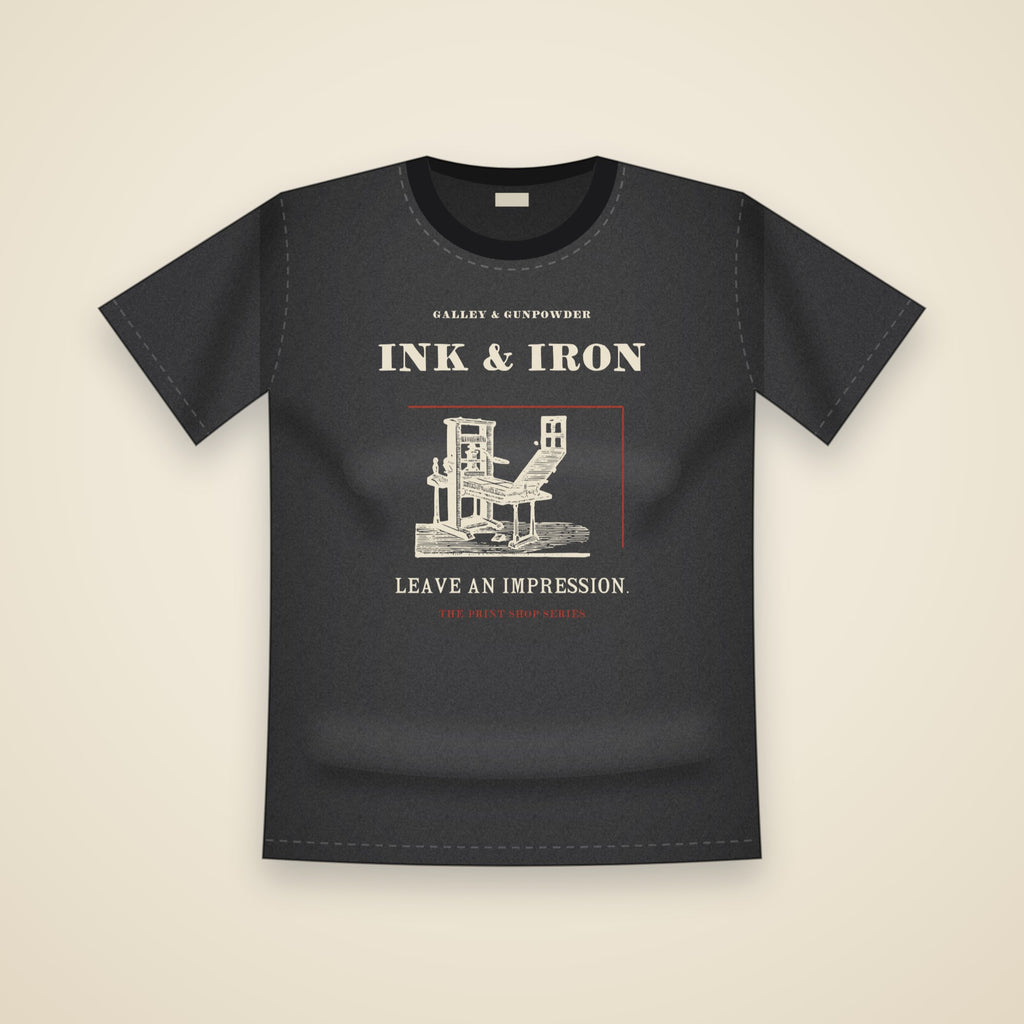 Ink & Iron T-Shirt in Black