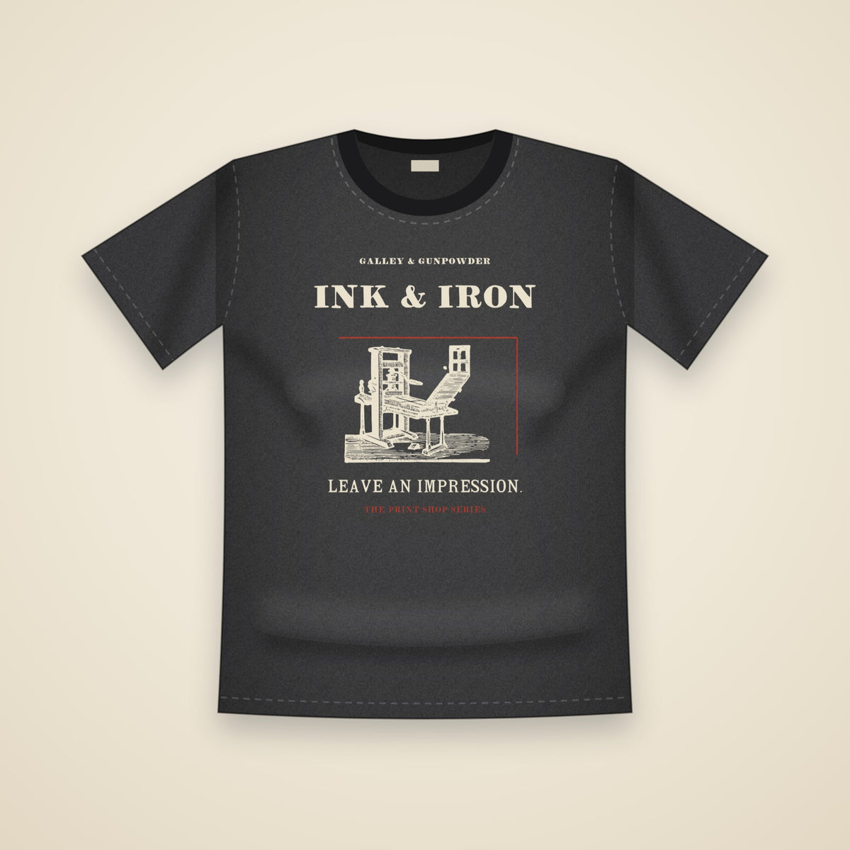 Ink & Iron T-Shirt in Black