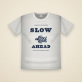 Slow Ahead T-Shirt in White