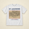 St. Augustine Harbor Map T-Shirt in White