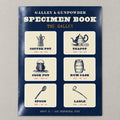 The Galley Sticker Sheet on a table