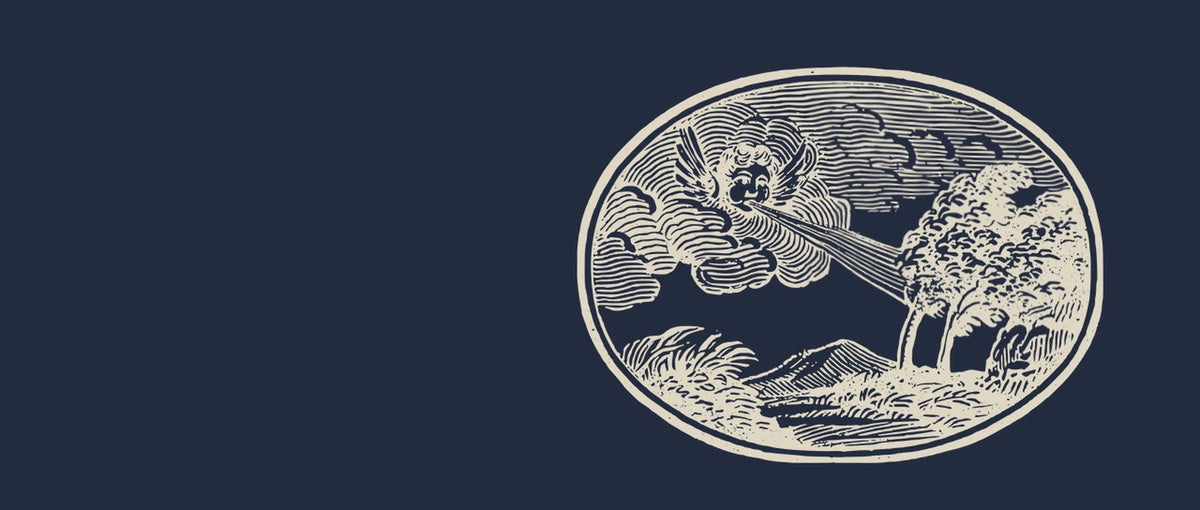 Watch & Weather collection: an engraved storm bending the trees