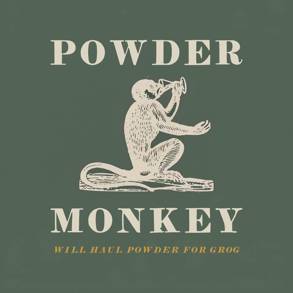 The Powder Monkey engraving, animated