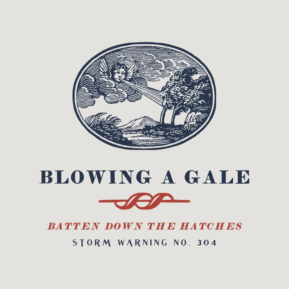 The Blowing a Gale engraving, animated